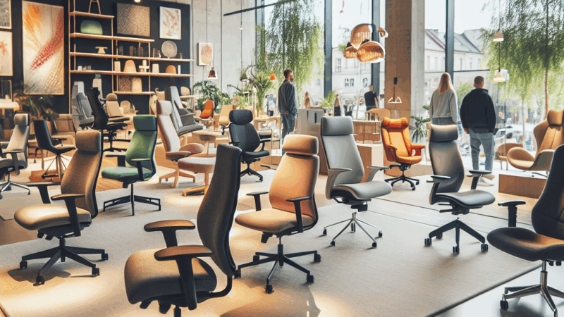 Topowe miejsca w Krakowie na zakup ergonomicznych foteli biurowych