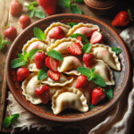 Pyszne pierogi z truskawkami – przepis na letni obiad